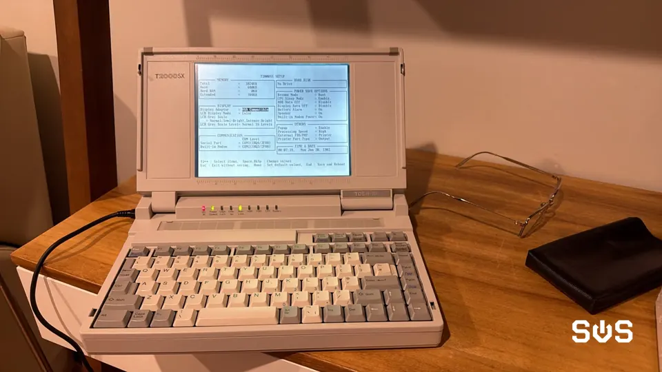 Laptop de hace años que volvió a encender